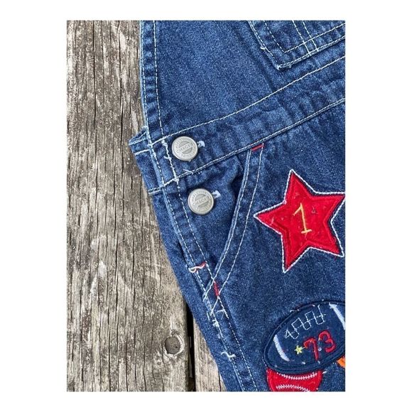 Cherokee Denim Coveralls Overalls Patches - Picture 6 of 11